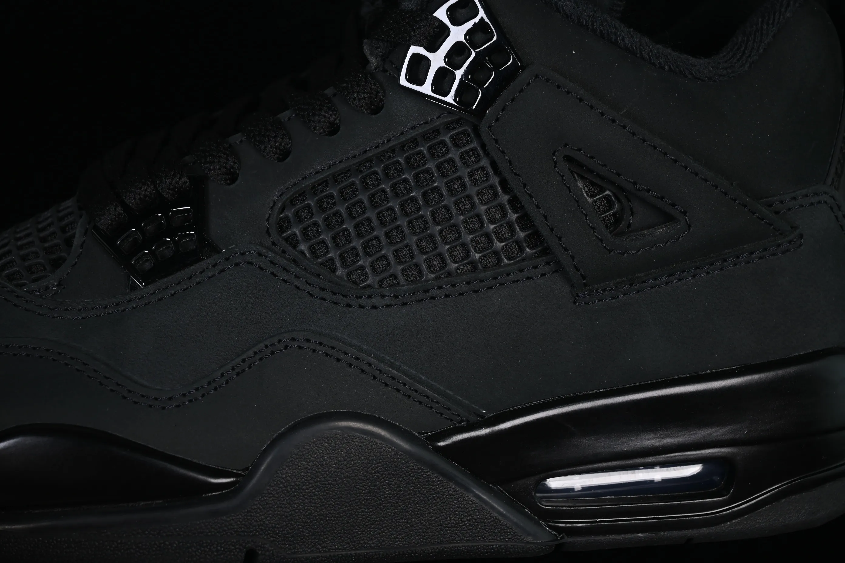 All categories Air Jordan Jordan series basketball shoes Air Jordan 4 TK version Air Jordan 4 Retro "Black Cat" AJ4 Joe 4 new black cat FV5029-010